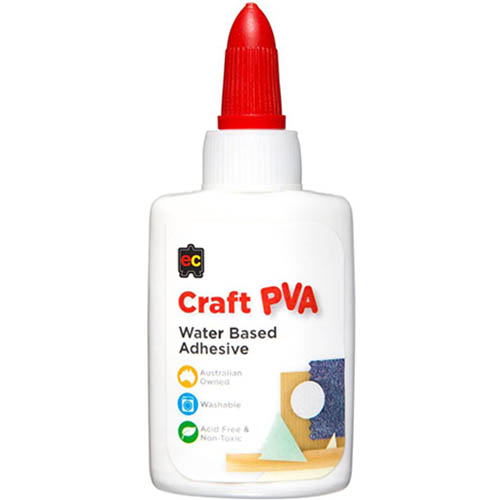 Image for EDUCATIONAL COLOURS CRAFT PVA GLUE 50ML from Margaret River Office Products Depot