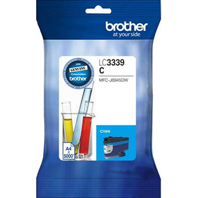 Image for BROTHER LC3339XL INKVESTMENT INK CARTRIDGE HIGH YIELD CYAN from Office Products Depot