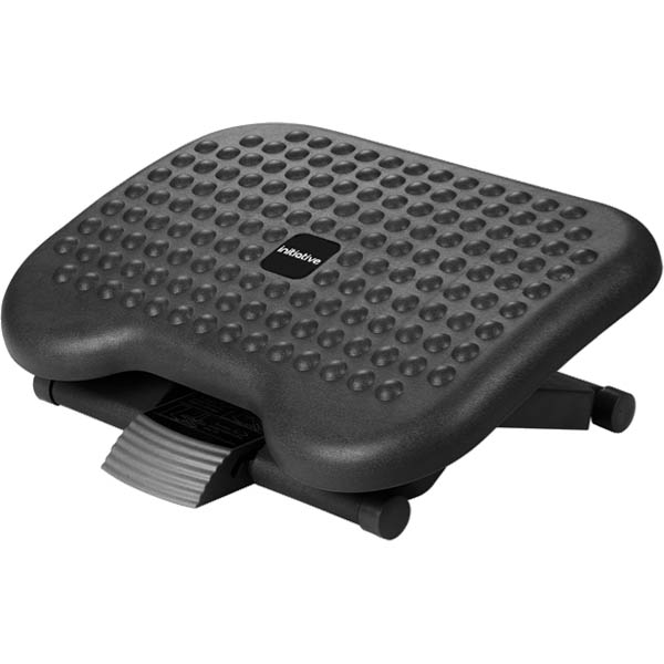 Image for INITIATIVE ANGLE AND HEIGHT ADJUSTABLE FOOTREST BLACK from Barkers Rubber Stamps & Office Products Depot