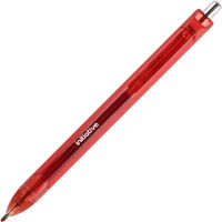 initiative gel ink retractable ballpoint pen 0.7mm red box 12