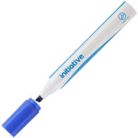 initiative whiteboard marker chisel 5mm blue