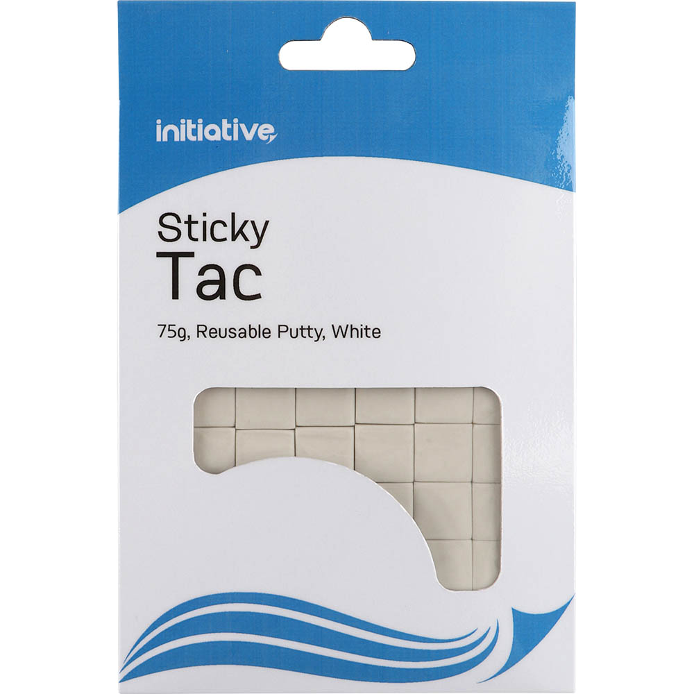 Image for INITIATIVE STICKY TAC ADHESIVE 75G WHITE from Barkers Rubber Stamps & Office Products Depot