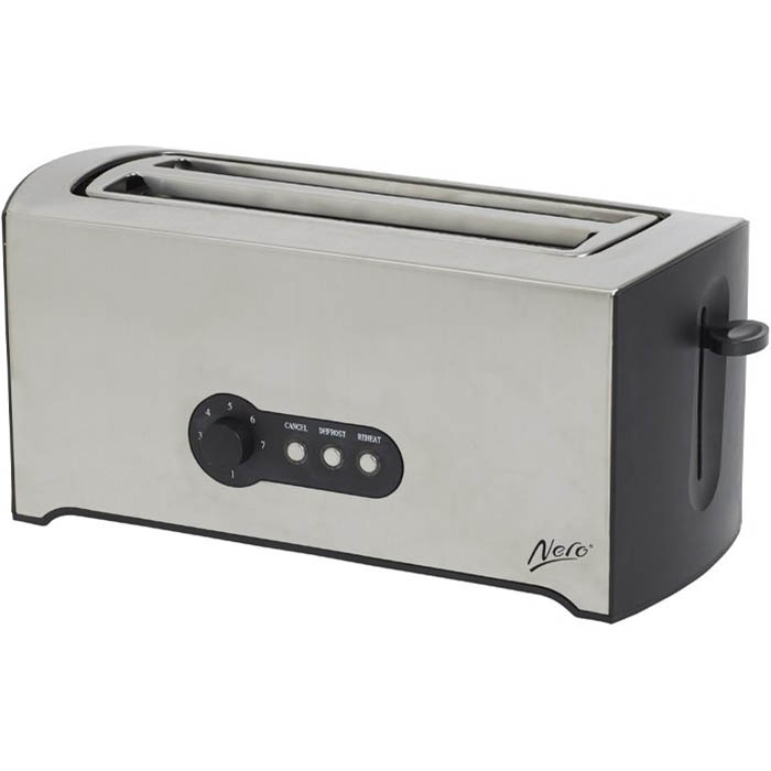 Image for NERO TOASTER 4 SLICE STAINLESS STEEL from MOE Office Products Depot Mackay & Whitsundays