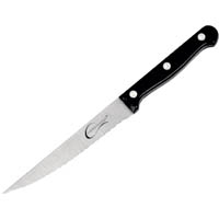 connoisseur serrated edge utility knife 120mm black