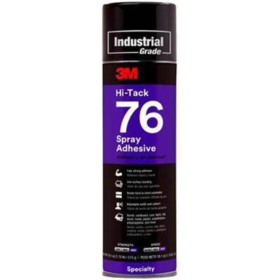 Image for 3M 76 HI-TAC ADHESIVE SPRAY 515G from Total Supplies Pty Ltd