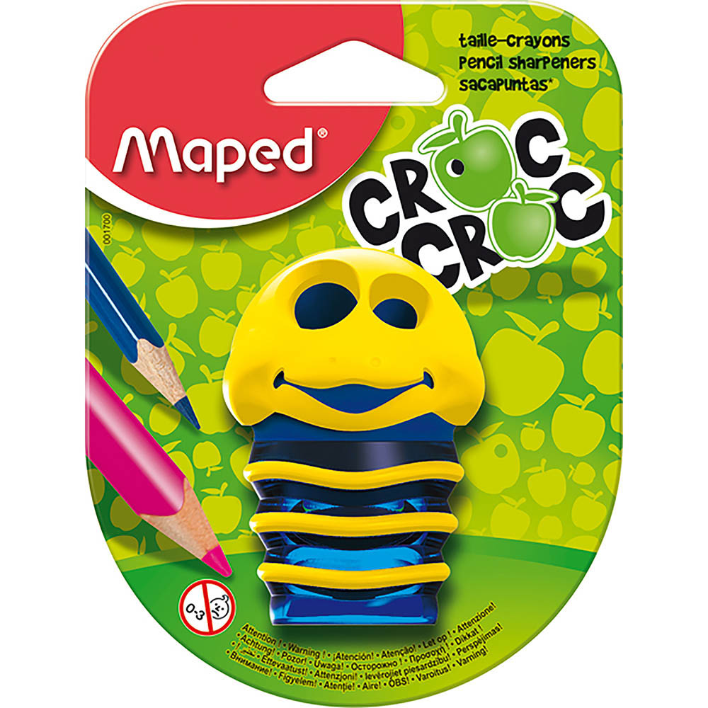 Image for MAPED INOVATION CROC-CROC PENCIL SHARPENER 2-HOLE from Office Products Depot Gold Coast