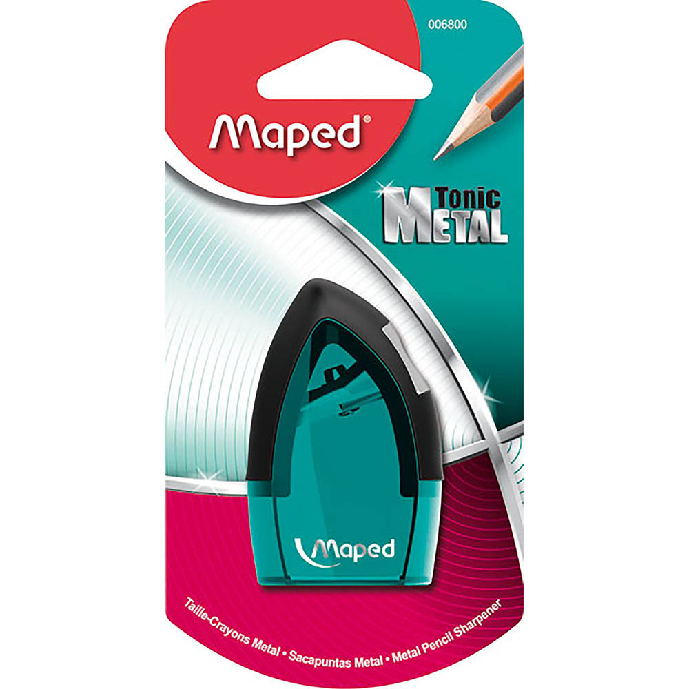 Image for MAPED TONIC METAL PENCIL SHARPENER 1-HOLE HANGSELL from Office Products Depot Gold Coast