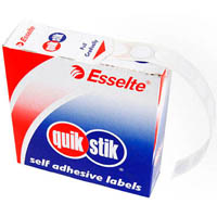quikstik label dispenser circle 11mm white pack 1400