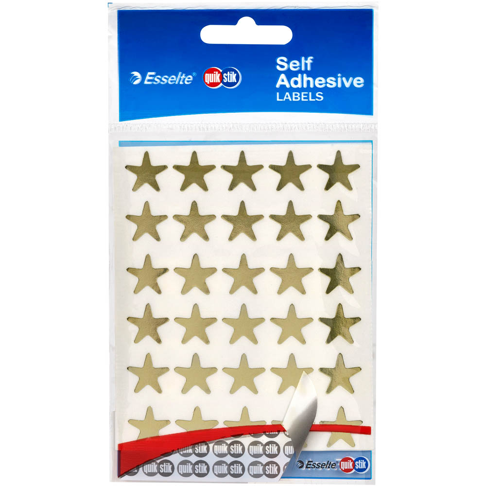 Image for QUIKSTIK LABELS STAR 15MM GOLD PACK 150 from Office Products Depot Gold Coast