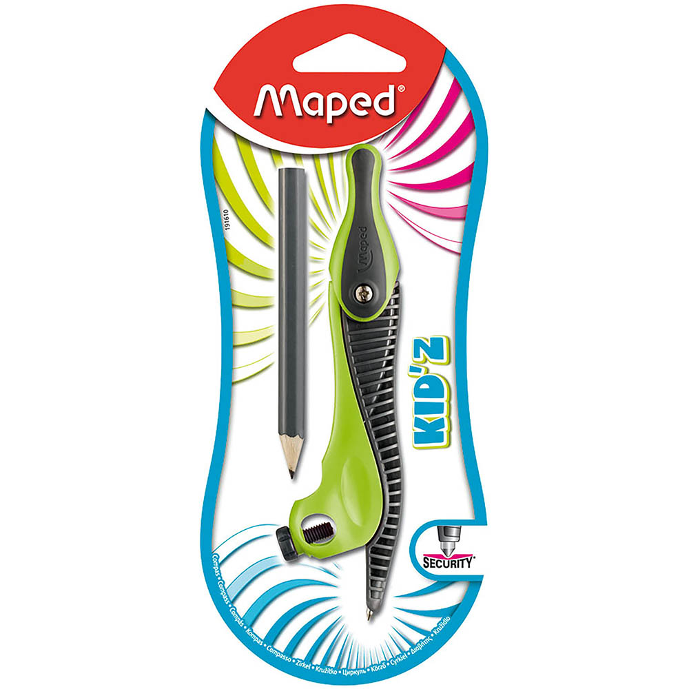 Image for MAPED KIDZ UNIVERSAL COMPASS GREEN from MOE Office Products Depot Mackay & Whitsundays
