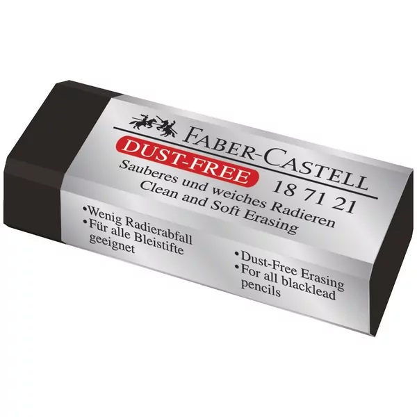 Image for FABER-CASTELL DUST FREE ERASER BLACK from Office Products Depot Gold Coast