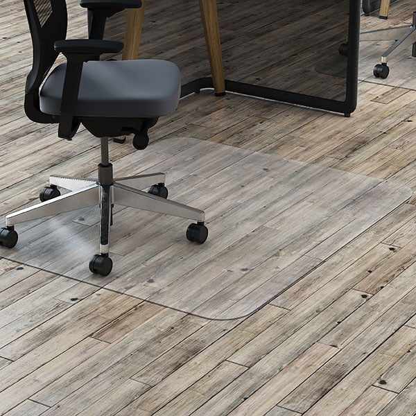 Image for MARBIG TUFFMAT CHAIRMAT POLYCARBONATE HARDFLOOR RECTANGULAR 900 X 1200MM CLEAR from Office Products Depot
