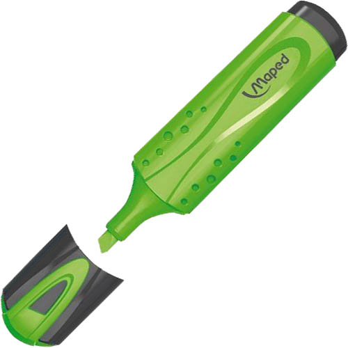 Image for MAPED FLUO PEPS HIGHLIGHTER CHISEL GREEN from MOE Office Products Depot Mackay & Whitsundays