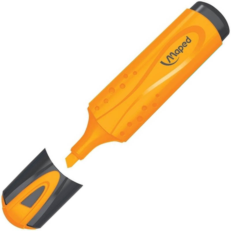 Image for MAPED FLUO PEPS HIGHLIGHTER CHISEL ORANGE from MOE Office Products Depot Mackay & Whitsundays