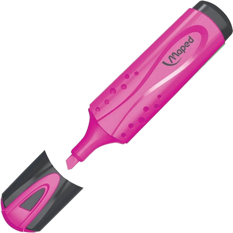 Image for MAPED FLUO PEPS HIGHLIGHTER CHISEL PINK from MOE Office Products Depot Mackay & Whitsundays