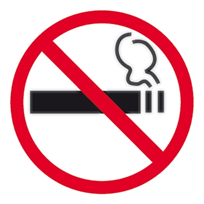 Image for APLI SELF ADHESIVE SIGN NO SMOKING SELF 114MM BLACK/RED from Margaret River Office Products Depot