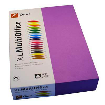 Image for QUILL COVER PAPER 80GSM A4 LILAC PACK 500 from Total Supplies Pty Ltd