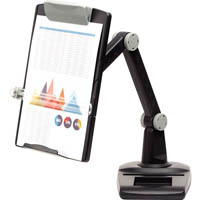 fellowes flex-arm copyholder weighted base a4 graphite