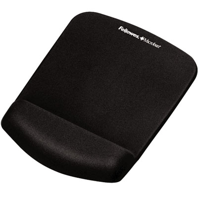 Image for FELLOWES MOUSE PAD WITH WRIST REST PLUSH TOUCH MICROBAN MEMORY FOAM LYCRA BLACK from Office Products Depot
