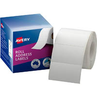 avery 937103 address label 36 x 63mm roll white box 500