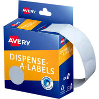 avery 937293 label dispenser round 32mm white pack 350