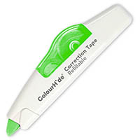 colourhide my never-ending refillable correction tape green