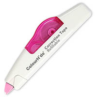 colourhide my never-ending refillable correction tape pink