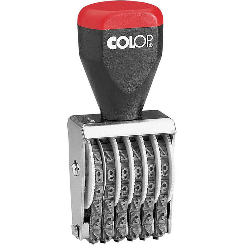 Image for COLOP 05006 TRADITIONAL NUMBERER STAMP 6 BAND 5MM from Albany Office Products Depot