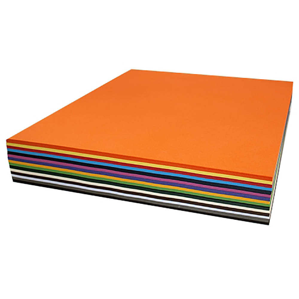 Image for RAINBOW COVER PAPER 125GSM A2 ASSORTED PACK 500 from Office Products Depot
