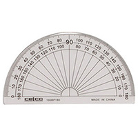 celco protractor 180 degrees 100mm