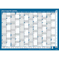 sasco 10588 framed 700 x 1000mm planner yearly