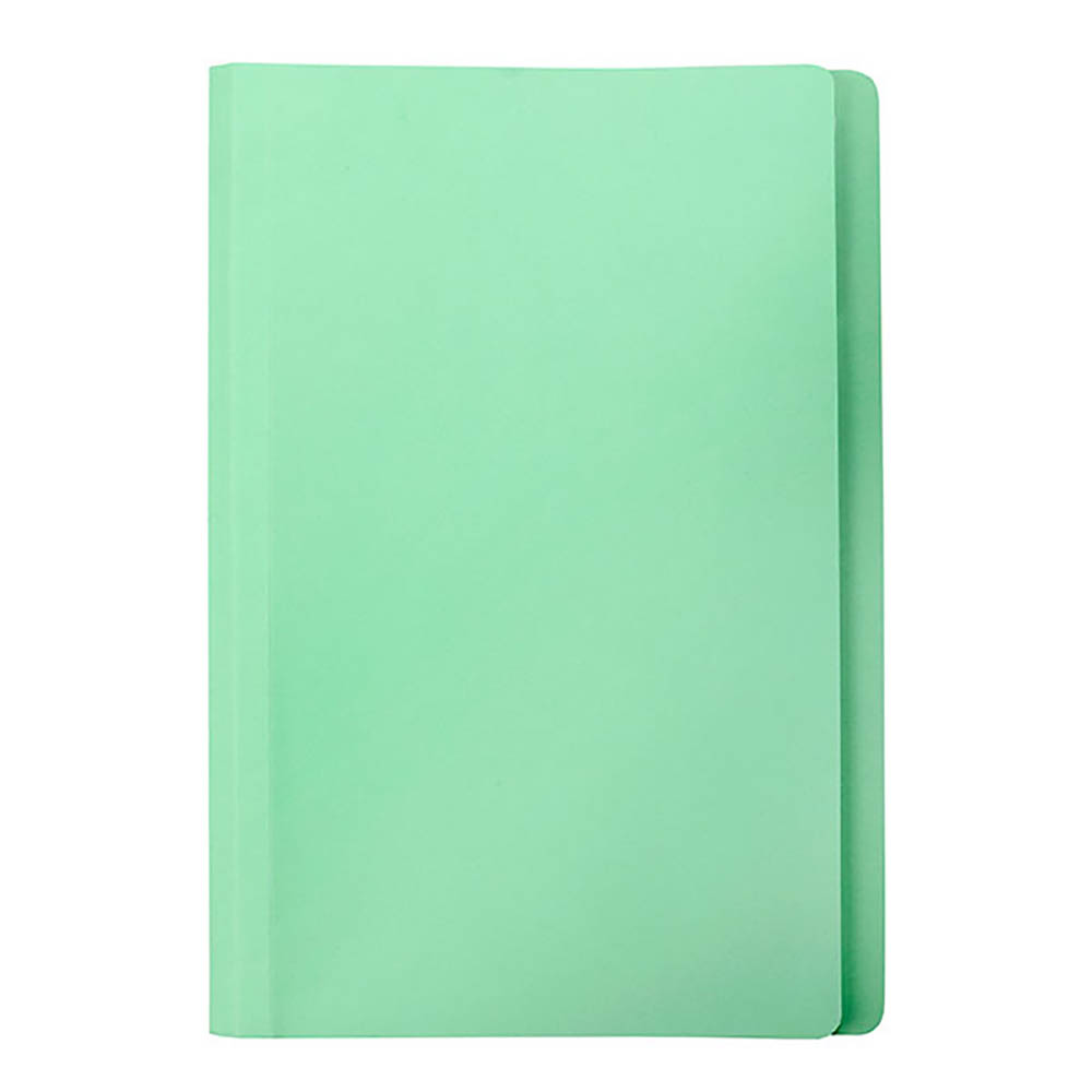 Image for MARBIG MANILLA FOLDER FOOLSCAP LIGHT GREEN BOX 100 from MOE Office Products Depot Mackay & Whitsundays