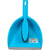 cleanlink dustpan and brush blue