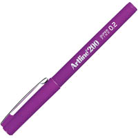 artline 220 fineliner pen 0.2mm magenta