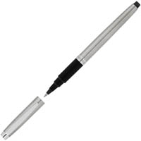 artline signature silver rollerball pen 0.7mm black
