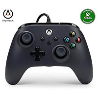powera wired controller for xbox series xs black