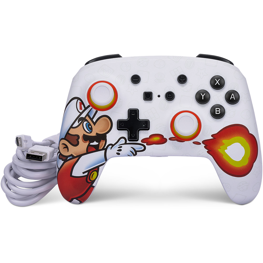 Image for POWERA ENHANCED WIRED CONTROLLER FOR NINTENDO SWITCH FIREBALL MARIO from Office Business Office Products Depot