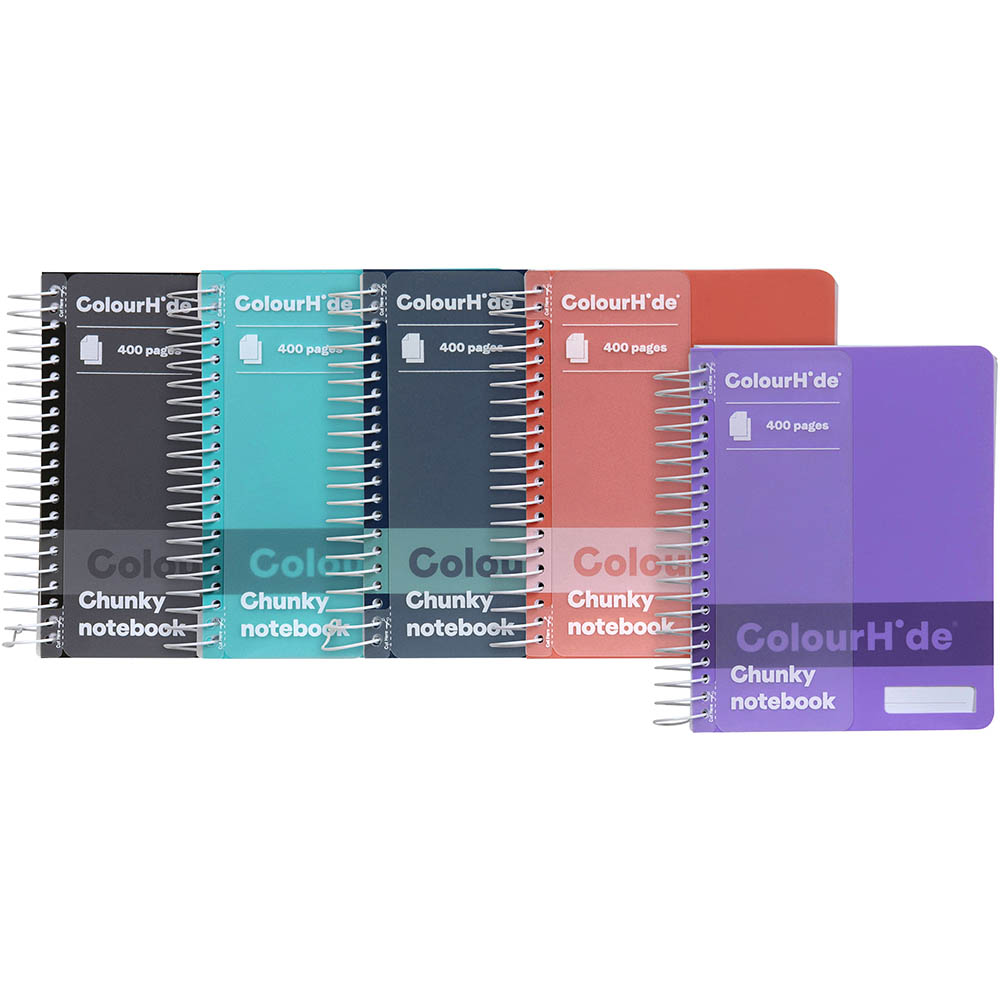 Image for COLOURHIDE MY CHUNKY NOTEBOOK 400 PAGE 140 X 110MM ASSORTED from Office Products Depot