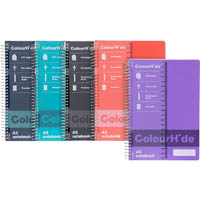 colourhide my small notebook 200 page a5 assorted
