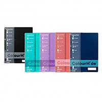 colourhide lecture book 140 pages a4 assorted