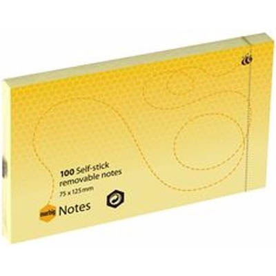 Image for MARBIG REPOSITIONAL NOTES 100 SHEET 75 X 125MM YELLOW PACK 12 from Albany Office Products Depot