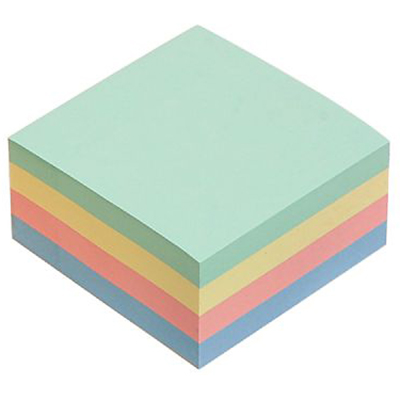 Image for MARBIG CUBE NOTES 400 SHEETS 75 X 75MM ASSORTED PASTEL from Albany Office Products Depot