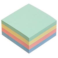 marbig cube notes 400 sheets 75 x 75mm assorted pastel