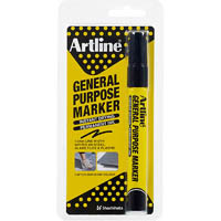 artline general purpose permanent marker bullet 1.5mm black hangsell