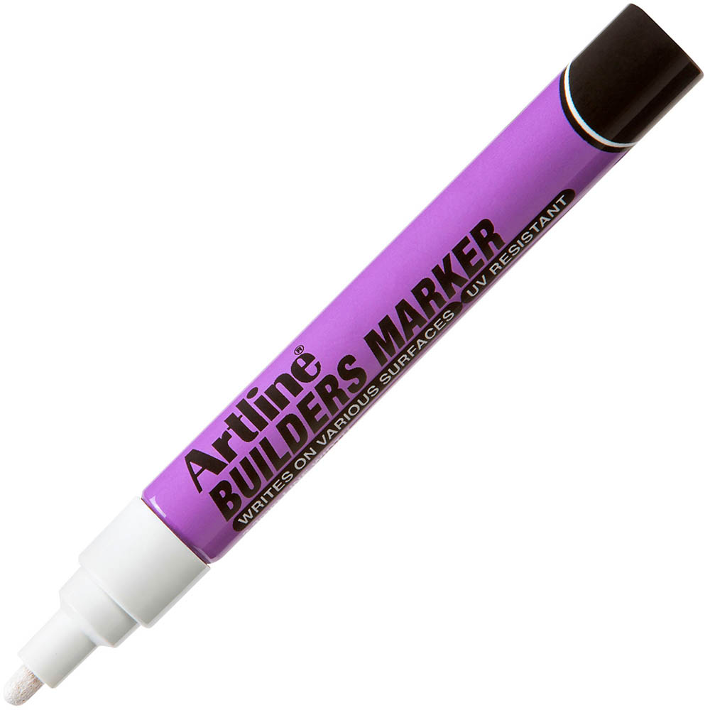 Image for ARTLINE BUILDERS PERMANENT MARKER BULLET 1.5MM WHITE from MOE Office Products Depot Mackay & Whitsundays