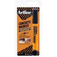 artline concrete permanent marker bullet 1.5mm black hangsell