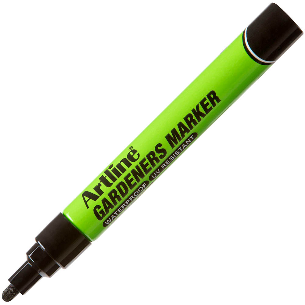 Image for ARTLINE GARDENERS PERMANENT MARKER BULLET 1.5MM BLACK from MOE Office Products Depot Mackay & Whitsundays
