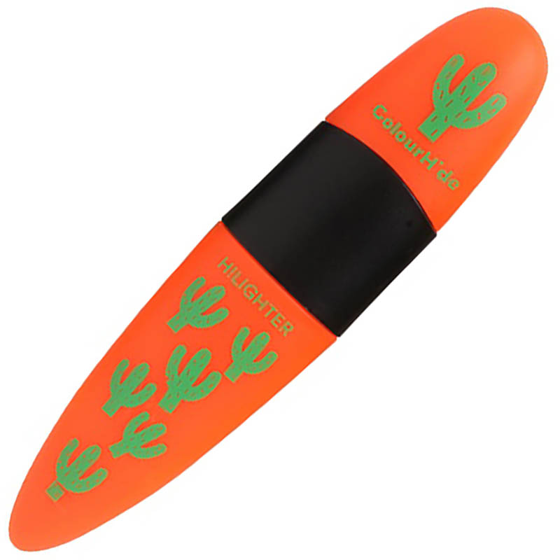 Image for COLOURHIDE DESIGNER HIGHLIGHTER CHISEL QUIRKY ORANGE from MOE Office Products Depot Mackay & Whitsundays