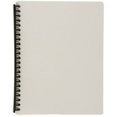 Image for MARBIG DISPLAY BOOK REFILLABLE 20 POCKET A4 GREY from Ross Office Supplies Office Products Depot