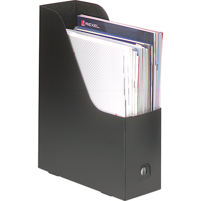 Image for MARBIG MAGAZINE FILE PP BLACK PACK 2 from Office Business Office Products Depot